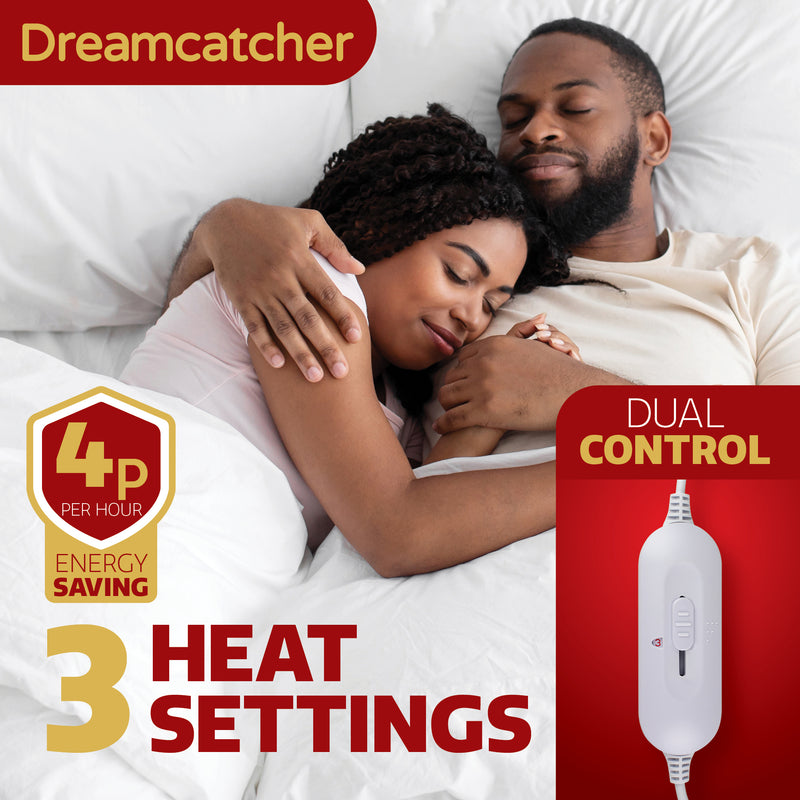 Dreamcatcher Dreamcatcher Single Electric Blanket | Fleece Fitted Heated Under Blanket