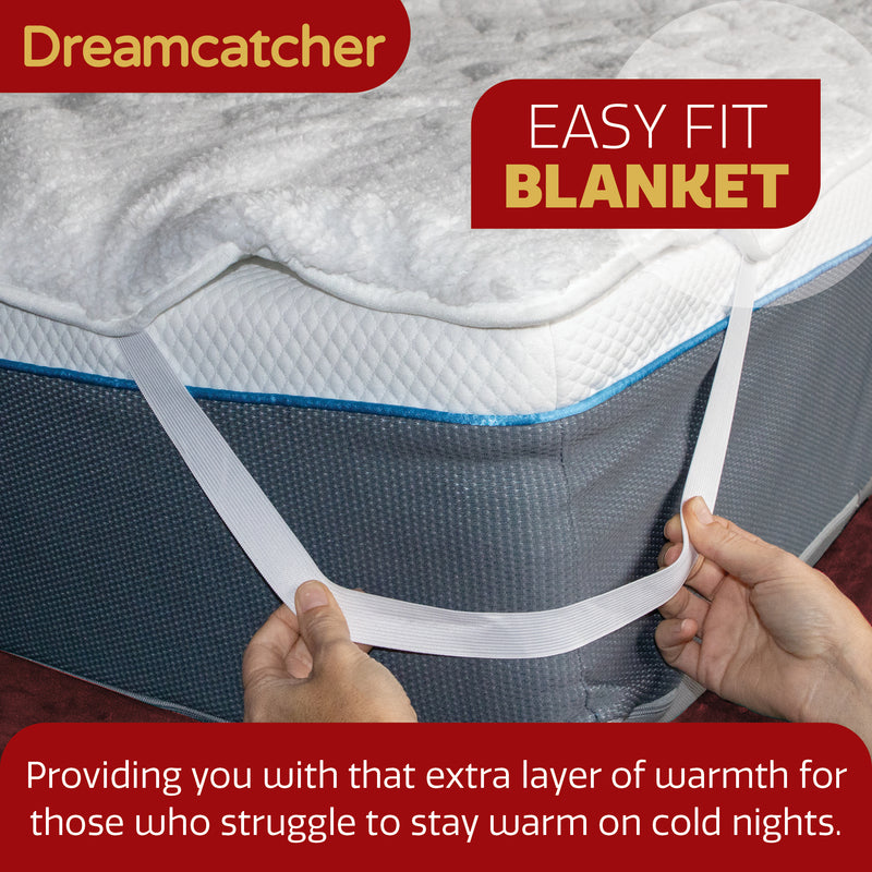Dreamcatcher Dreamcatcher Single Electric Blanket | Fleece Fitted Heated Under Blanket