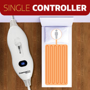 Dreamcatcher Dreamcatcher Single Electric Blanket | Fully Fitted Heated Fleece Under Blanket