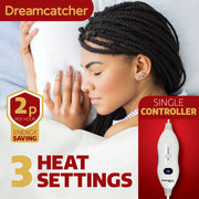 Dreamcatcher Dreamcatcher Single Electric Blanket | Fully Fitted Heated Fleece Under Blanket