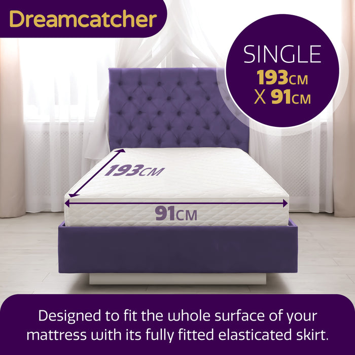 Dreamcatcher Dreamcatcher Single Electric Blanket | Fully Fitted Heated Under Blanket