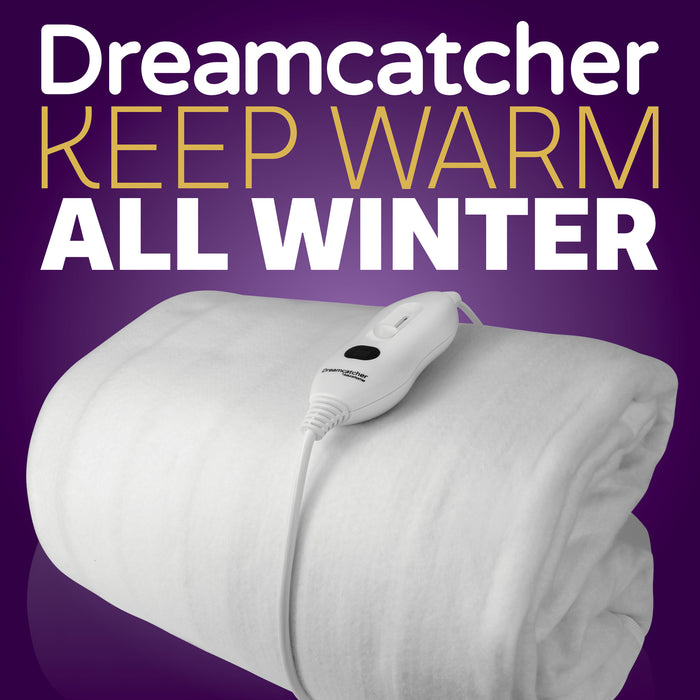 Dreamcatcher Dreamcatcher Single Electric Blanket | Fully Fitted Heated Under Blanket
