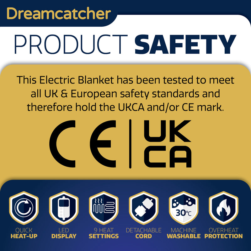 Dreamcatcher Dreamcatcher Terracotta Electric Heated Throw | Soft Fleece Blanket with Timer