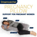 Dreamcatcher Dreamcatcher U Shaped Pregnancy Pillow | Grey Maternity Cushion 125cm