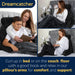 Dreamcatcher Dreamcatcher XL Cuddle Cushion Black | Back Reading Pillow with Headrest