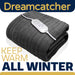 Dreamcatcher Dreamcatcher XL Electric Blanket | Grey Heated Fleece Over Throw