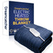 Dreamcatcher Dreamcatcher XL Electric Blanket | Navy Blue Heated Fleece Over Throw