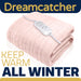 Dreamcatcher Dreamcatcher XL Electric Blanket | Pink Heated Fleece Over Throw