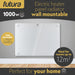 Futura Futura 1000W White Glass Electric Panel Heater WiFi Wall Mounted