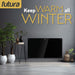 Futura Futura 1500W Black Glass Electric Panel Heater WiFi Wall Mounted