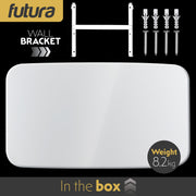 Futura Futura 1500W White WiFi Smart Curved Panel Heater Wall Mounted