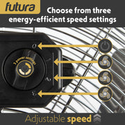 Futura Futura 16” Metal Floor Fan | High Velocity Industrial Fan