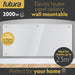 Futura Futura 2000W White Glass Electric Panel Heater WiFi Wall Mounted