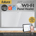 Futura Futura 2000W White Glass Electric Panel Heater WiFi Wall Mounted