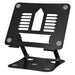 Futura Futura Adjustable Laptop Computer Stand | Foldable Notebook Riser - Black