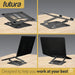 Futura Futura Adjustable Laptop Computer Stand | Foldable Notebook Riser - Grey