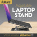 Futura Futura Adjustable Laptop Computer Stand | Foldable Notebook Riser - Grey
