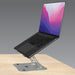 Futura Futura Adjustable Laptop Computer Stand | Foldable Notebook Riser - Silver