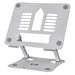 Futura Futura Adjustable Laptop Computer Stand | Foldable Notebook Riser - Silver