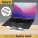 Futura Futura Adjustable Laptop Computer Stand | Foldable Notebook Riser - White