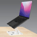 Futura Futura Adjustable Laptop Computer Stand | Foldable Notebook Riser - White