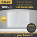 Futura Direct Futura Electric Glass Panel Heater 1000W White