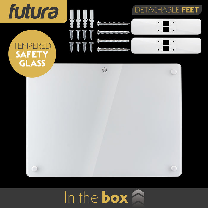 Futura Direct Futura Electric Glass Panel Heater 1000W White