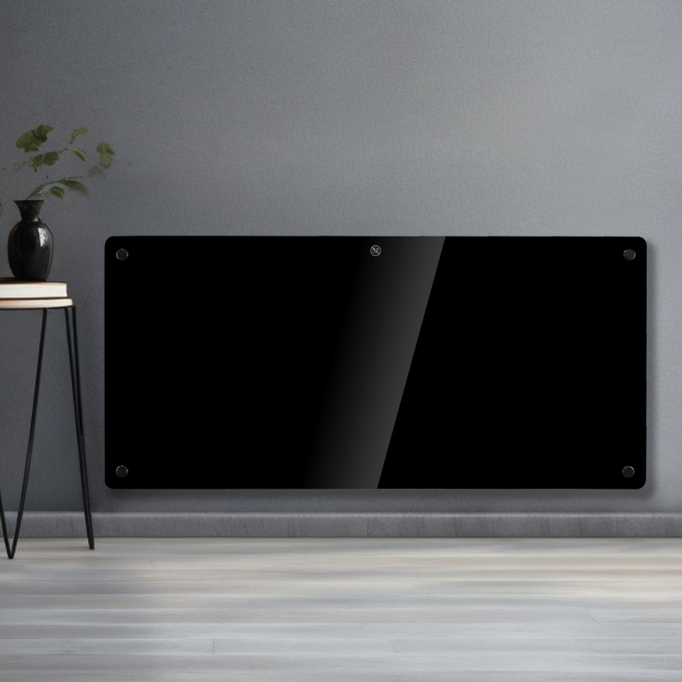 Black Glass Panel Heater