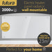 Futura Direct Futura Electric Glass Panel Heater 2000W White
