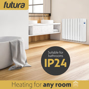 Futura Futura Electric Oil Radiator Heater | 1500W Wall Mounted Space Heater