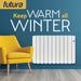 Futura Futura Electric Oil Radiator Heater | 1800W Wall Mounted Space Heater