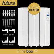 Futura Futura Electric Oil Radiator Heater | 600W Wall Mounted Space Heater