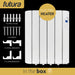 Futura Futura Electric Oil Radiator Heater | 600W Wall Mounted Space Heater