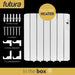 Futura Futura Electric Oil Radiator Heater | 900W Wall Mounted Space Heater