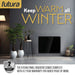 Futura Futura Electric Wall Panel Heater 1000W | Bathroom Safe Black Glass