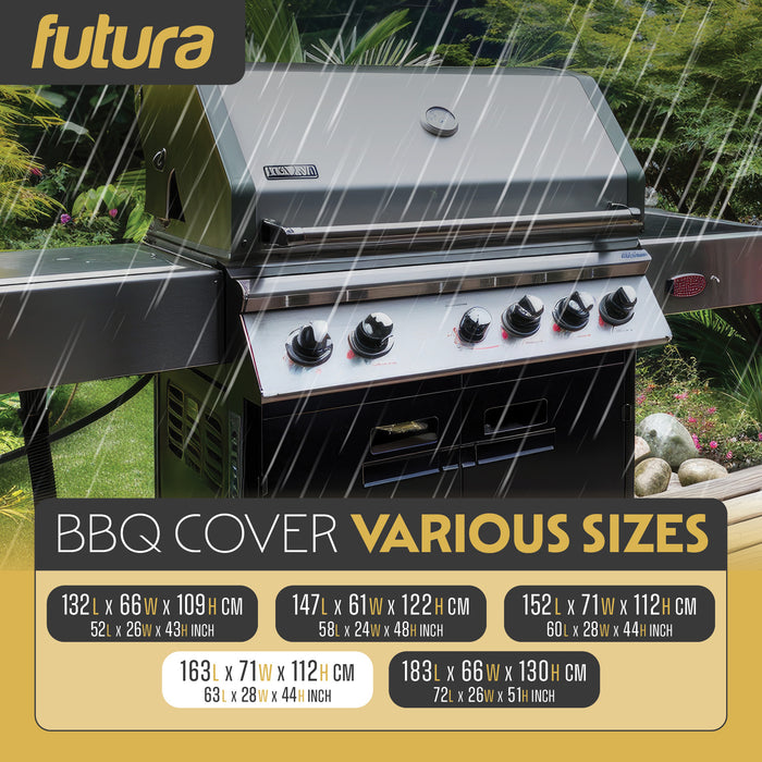 Futura Futura Extra Large BBQ Cover | Waterproof Heavy Duty Grill Cover 163cm