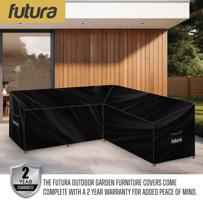 Futura Futura Garden Furniture Cover Outdoors | Waterproof L Shaped 255x255cm
