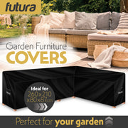Futura Futura Garden Furniture Cover Outdoors | Waterproof L Shaped 260x210cm