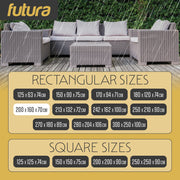 Futura Futura Garden Furniture Cover Outdoors | Waterproof Rectangular 200cm