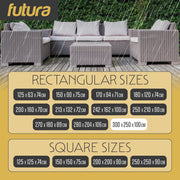 Futura Futura Garden Furniture Cover Outdoors | Waterproof Rectangular 300cm