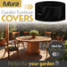 Futura Futura Garden Furniture Cover Outdoors | Waterproof Round 128cm
