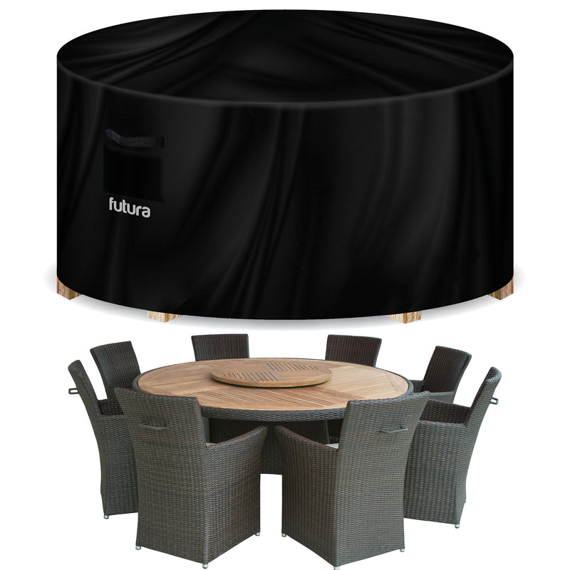 Futura Futura Garden Furniture Cover Outdoors | Waterproof Round 128cm