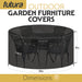 Futura Futura Garden Furniture Cover Outdoors | Waterproof Round 190cm