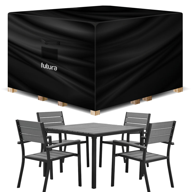 Futura Direct Futura Garden Furniture Cover Weatherproof 200 x 200 x 90cm Square Heavy Duty Rip Resistant Oxford Fabric