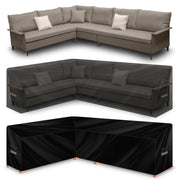 Futura Direct Futura Garden Furniture Cover Weatherproof 222 x 286 x 87 x 80cm V Shaped Heavy Duty Rip Resistant Oxford Fabric