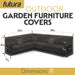 Futura Futura Lawn Furniture Outdoor Covers | L Shaped Garden Covers 222cm