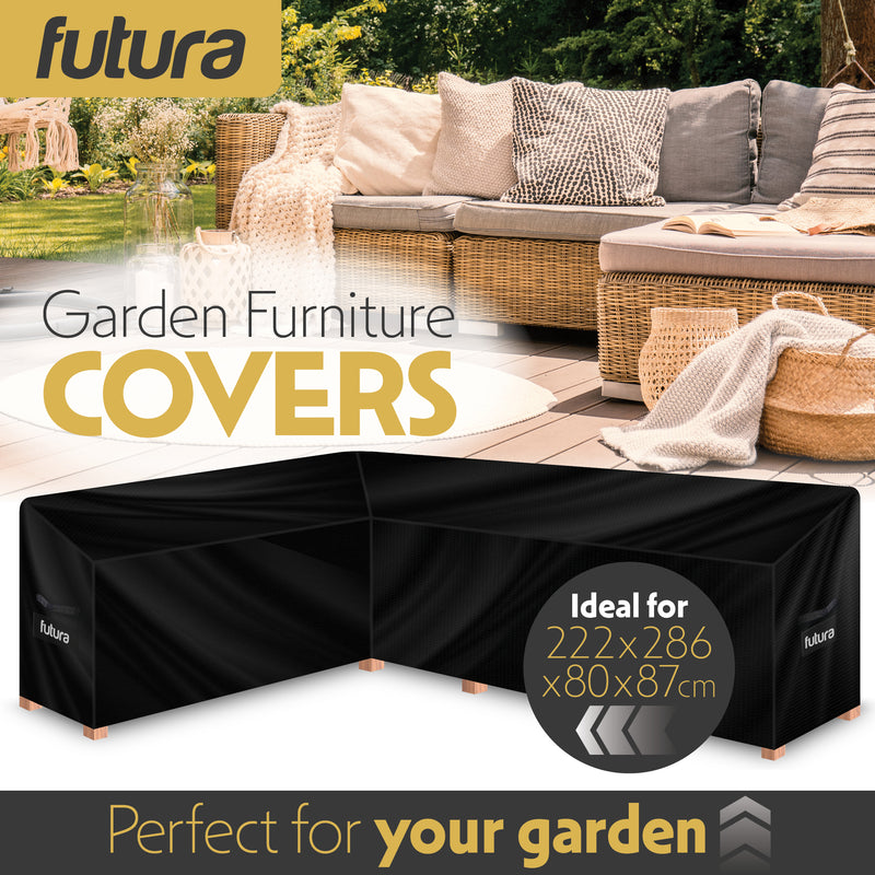Futura Futura Lawn Furniture Outdoor Covers | L Shaped Garden Covers 222cm
