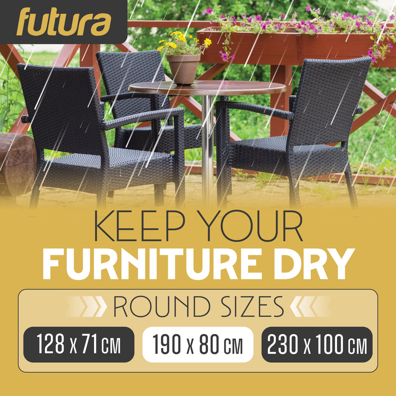 Futura Futura Lawn Furniture Outdoor Covers | Round Garden Covers 190cm