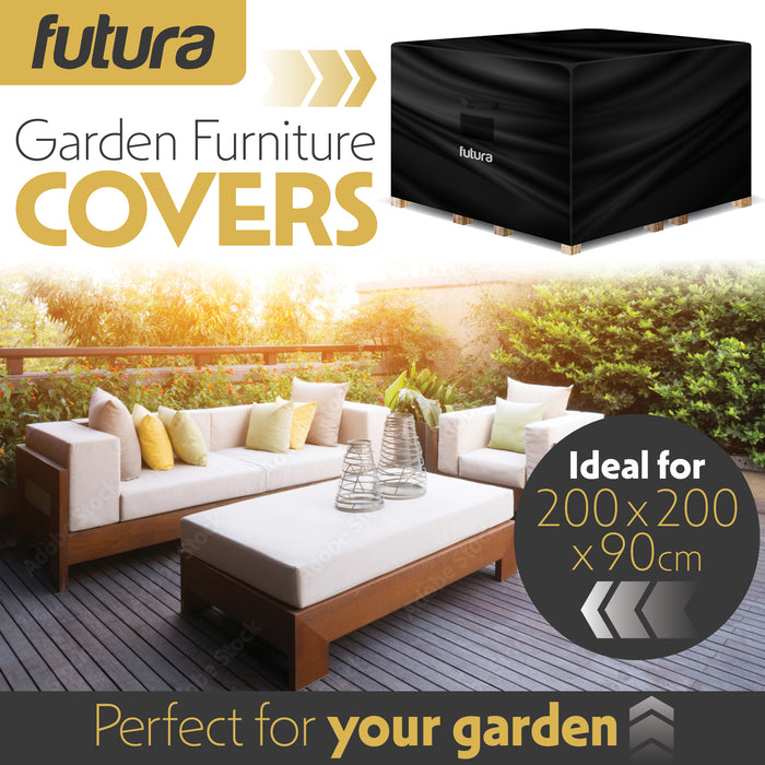 Futura Futura Lawn Furniture Outdoor Covers | Square Garden Covers 200cm