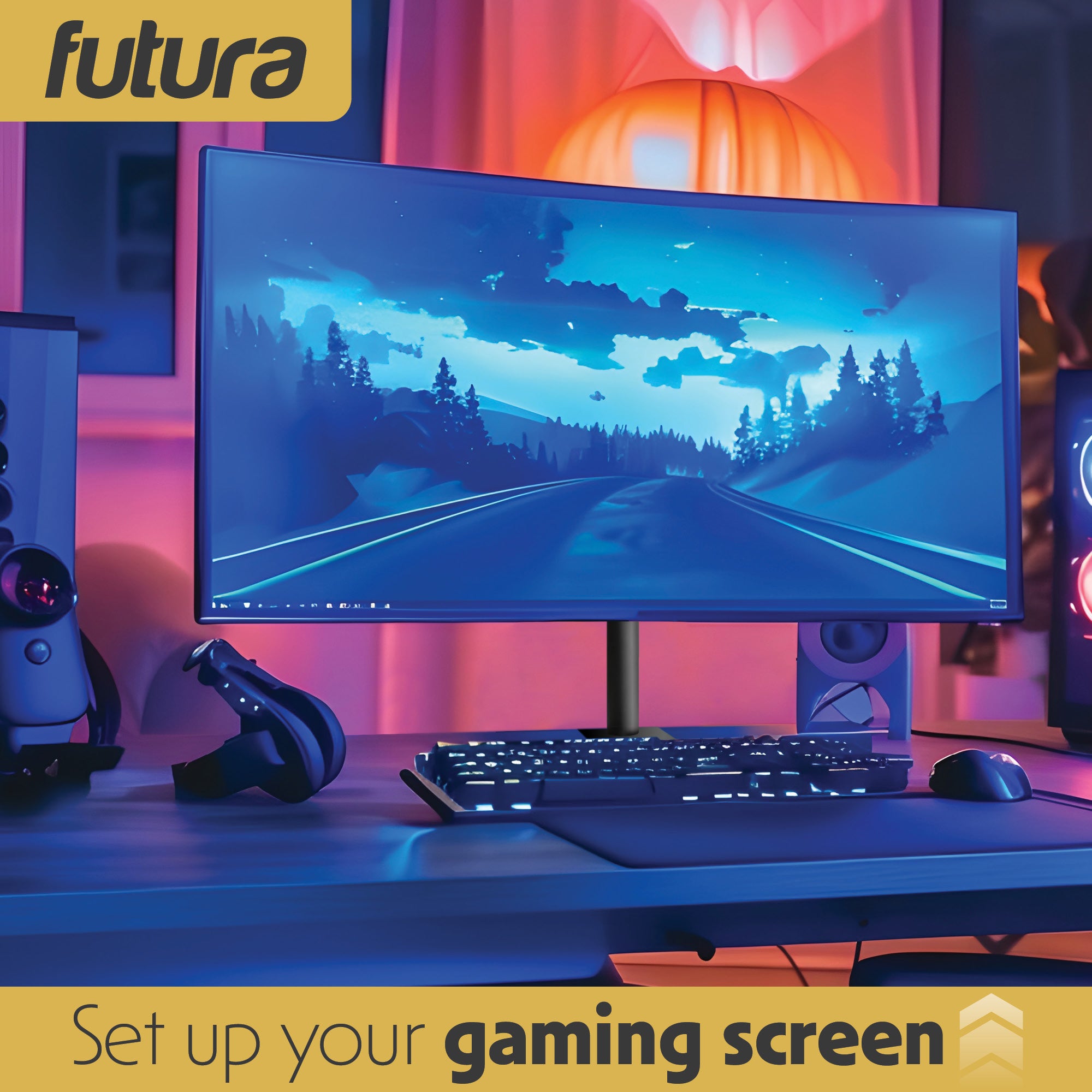 Futura Monitor Stand | Adjustable Computer Desk Screen Single Monitor ...